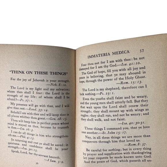 Immateria Medica Hardcover 1st Edition 1934 Rev Thomas C Marshall Chaplin Prayer - Picture 10 of 14